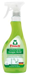 FROSCH Sanitary Spray Grape Acid izsmidzināms tīrīšanas līdzeklis, 500 ml