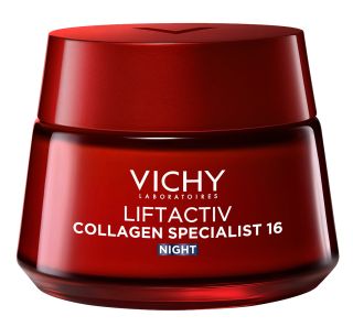 VICHY Liftactiv Collagen 16 Night sejas krēms, 50 ml