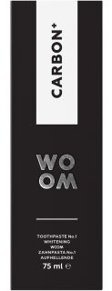 WOOM Carbon zobu pasta, 75 ml