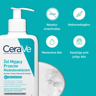 CERAVE Blemish Control mazgāšanās želeja, 236 ml