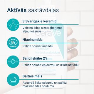 CERAVE Blemish Control mazgāšanās želeja, 236 ml