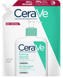 CERAVE Foaming (refill) attīroša želeja, 473 ml