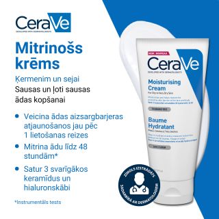 CERAVE For Body And Face With Ceramides Moisturising balzams, 177 g