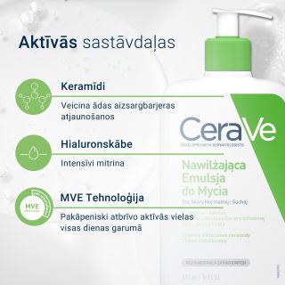 CERAVE Hydrating (refill) attīrošs līdzeklis, 473 ml