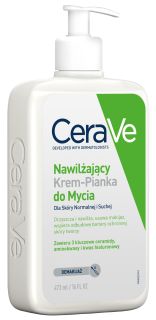 CERAVE Moisturising With Ceramides attīrošs krēms, 473 ml