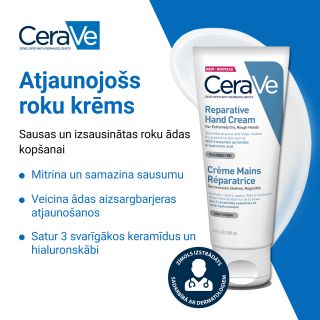 CERAVE Reparative With Ceramides roku krēms, 100 ml