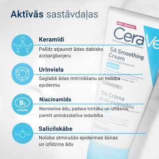 CERAVE SA Smoothing ķermeņa losjons, 177 ml