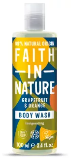 FAITH IN NATURE Grapefruit & Orange dušas želeja, 100 ml