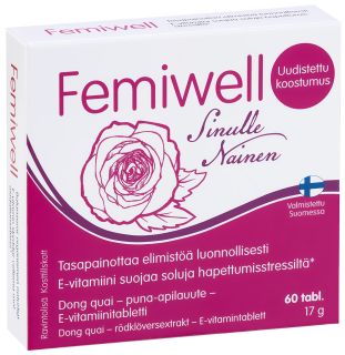 FEMIWELL tabletes, 60 gab.
