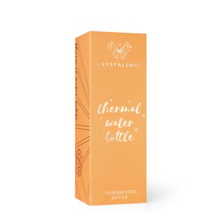 CRYSTALLOVE Peach Fuzz Thermal pudele, 500 ml
