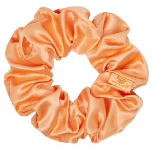 CRYSTALLOVE Peach Fuzz zīda matu gumija, 1 gab.