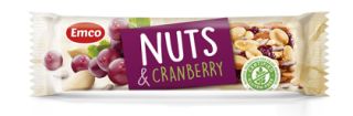 EMCO Nuts & Cranberry batoniņš, 35 g