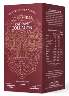 ANCIENT+BRAVE Vegan Radiant Collagyn Beauty pulveris, 250 g