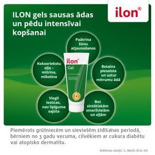 ILON For Dry Skin And Feet gels kājām, 100 ml