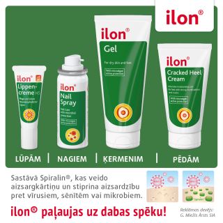 ILON For Dry Skin And Feet gels kājām, 100 ml