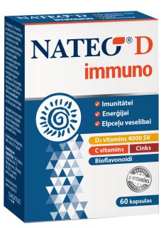 NATEO D immuno SV4000 kapsulas, 60 gab.