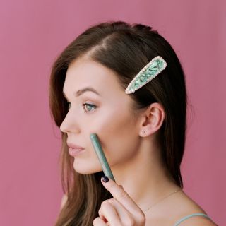 CRYSTALLOVE Amazonite matu sprādze, 1 gab.