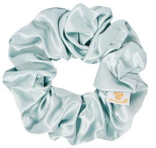 CRYSTALLOVE Amazonite zīda matu gumija, 1 gab.