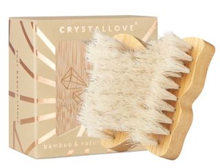 CRYSTALLOVE Butterfly Bamboo Travel Size birstīte sejai, 1 gab.