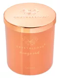 CRYSTALLOVE Calcite Soy Candle & Mango aromātiskā svece, 400 g