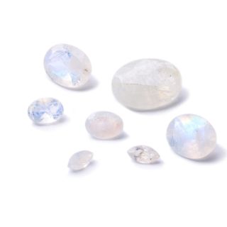 CRYSTALLOVE Moonstone matu sprādze, 1 gab.