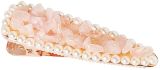 CRYSTALLOVE Rose Quartz matu sprādze, 1 gab.