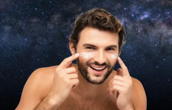 Vīriešu sejas kopšanas pamati.