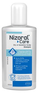 NIZORAL Dry & Sensitive Scalp šampūns, 200 ml