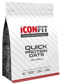 ICONFIT Quick Protein Oats - Blackcurrant biezputra, 1000 g