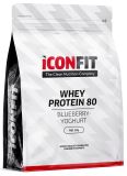 ICONFIT Whey Protein 80 Blueberry-Yoghurt pulveris, 1000 g