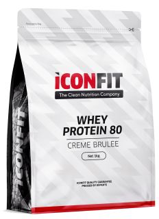 ICONFIT Whey Protein 80 - Creme Brulee pulveris, 1000 g