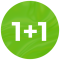 1 plus 1