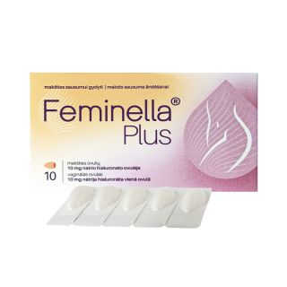 FEMINELLA Plus vaginālās ovulas, 10 gab.
