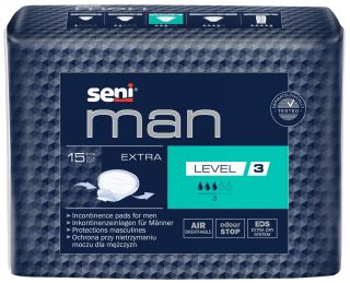 SENI Man Extra (Level 3) uroloģiskie ieliktņi, 15 gab.