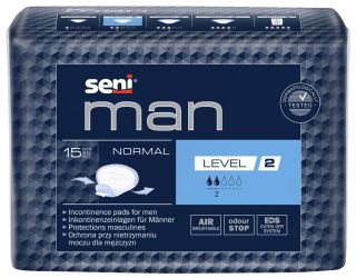 SENI Man Normal (Level 2) uroloģiskie ieliktņi, 15 gab.