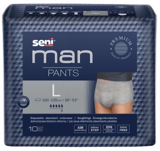 SENI Man Pants L biksītes, 10 gab.