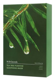 DR.CEURACLE Tea Tree Purifine Soothing auduma sejas maska, 10 gab.