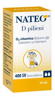 NATEO D 400 SV pilieni, 10 ml