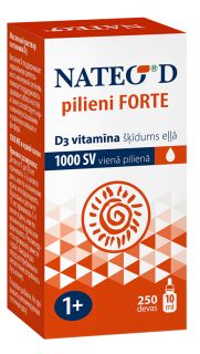 NATEO D Forte 1000 SV pilieni, 10 ml