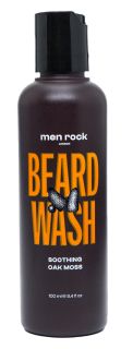 MEN ROCK Oak Moss, Soothing Beard mazgāšanas līdzeklis, 100 ml