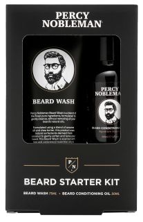 PERCY NOBLEMAN Beard Starter komplekts, 1 gab.