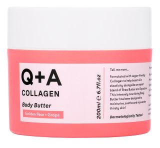 Q+A Collagen ķermeņa sviests, 200 ml