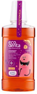 ECODENTA Kake Make Strawberry Flavoured mutes skalojamais līdzeklis, 250 ml