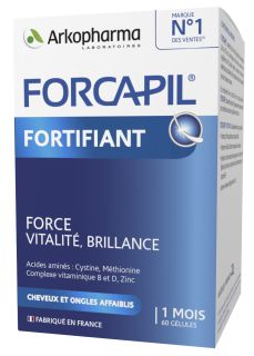 FORCAPIL Fortifiant kapsulas, 60 gab.
