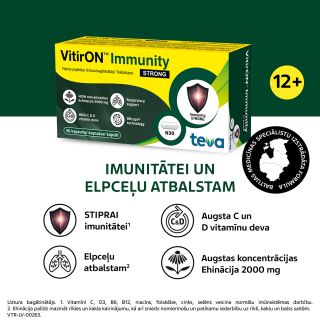 VITIRON Immunity Strong kapsulas, 30 gab.