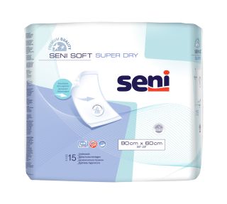 SENI Soft Super Dry (60x90 cm) absorbējošie palagi, 15 gab.