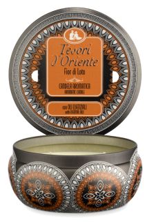 TESORI d'ORIENTE Lotus flower aromātiskā svece, 200 g