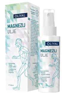 OLIVAL Magnesium Oil izsmidzināms līdzeklis, 100 ml