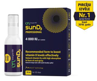 LYL sunD3 PROFESSIONAL 4000 SV, sprejs, 50 ml