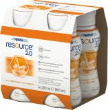 NESTLE Resource 2.0 ar aprikožu garšu, 200 ml, 4 gab.